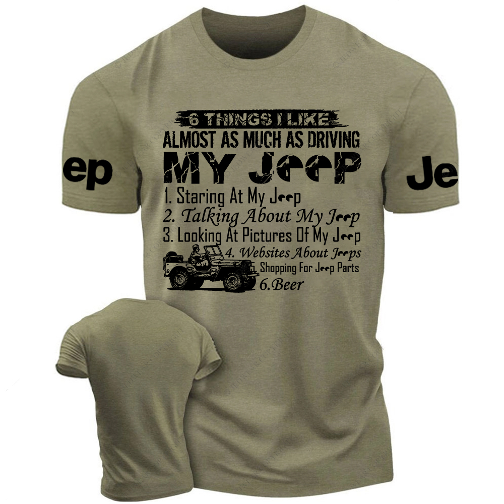 6 Things I Like Almost As Much As Driving Mug On Mug Jp T-Shirt