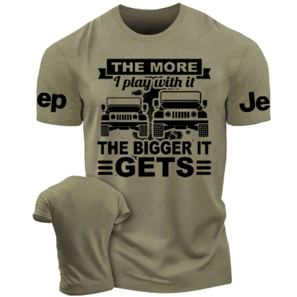 The More I Play With It The Bigger I Get Jp T-Shirt