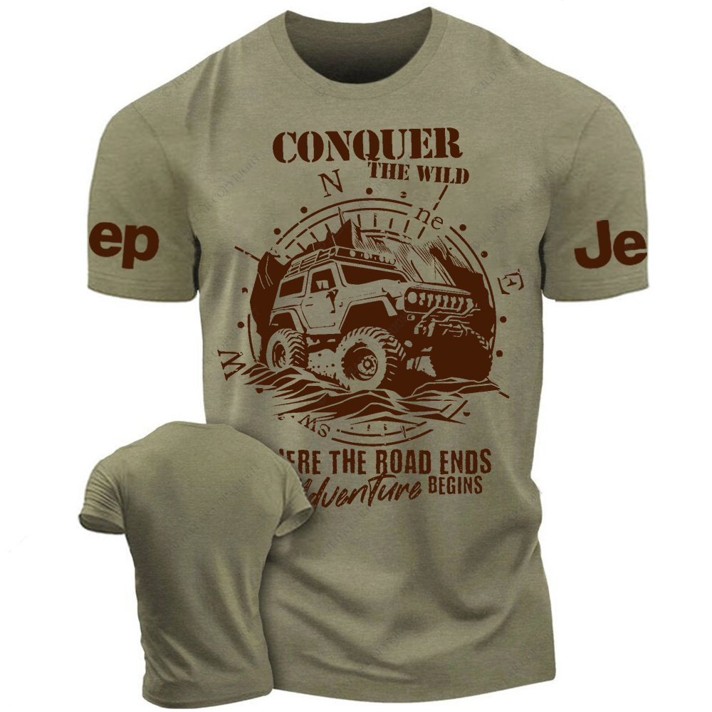 Off-Road 4x4 Car Wild Forest Adventure Jp T-Shirt