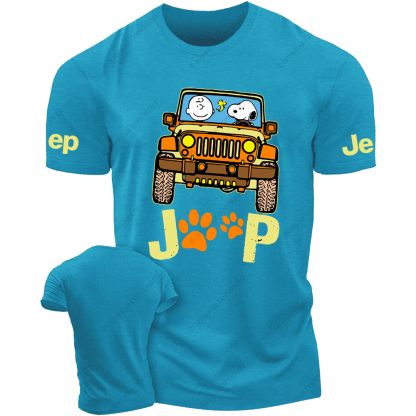 The Puppy And  Owner Are Driving  JP T-Shirt