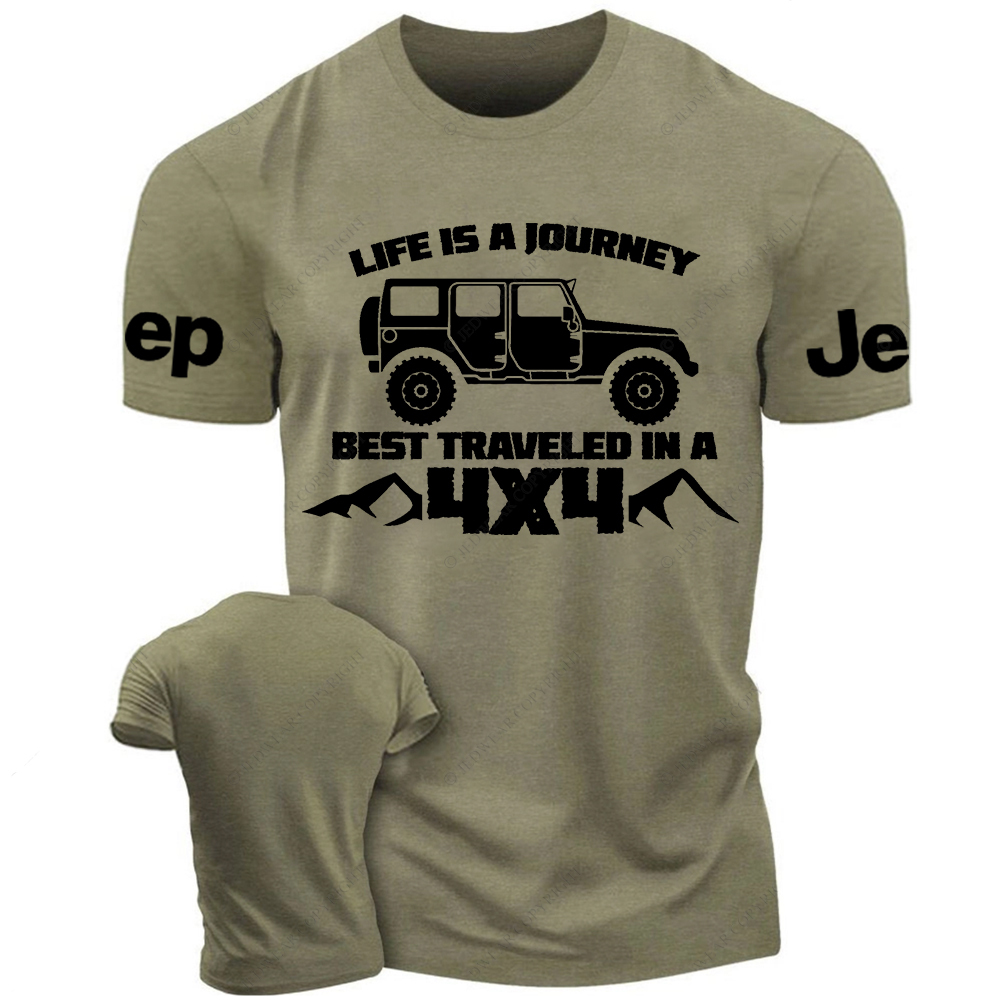 Life Is A Journey Best Traveled In A 4x4 Jp T-Shirt