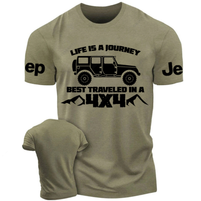 Life Is A Journey Best Traveled In A 4x4 Jp T-Shirt