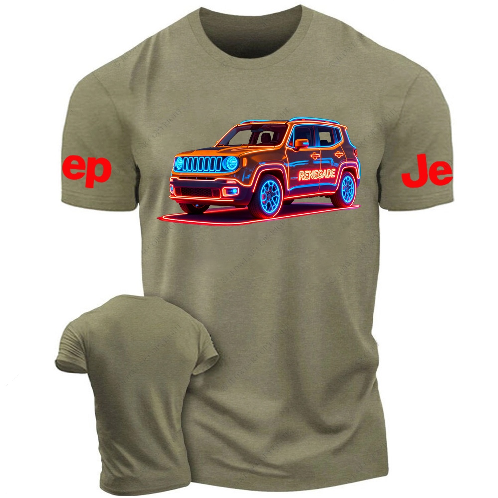 Colorful Neon Lines Off-Road Renegade Jp T-Shirt