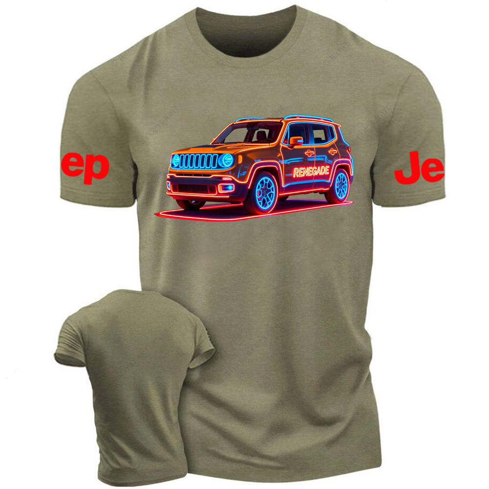 Colorful Neon Lines Off-Road Renegade Jp T-Shirt