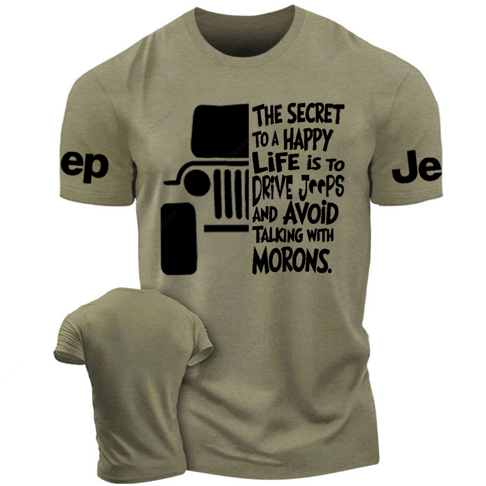 The Secret To A Happy Life Is To Drive Jp T-Shirt