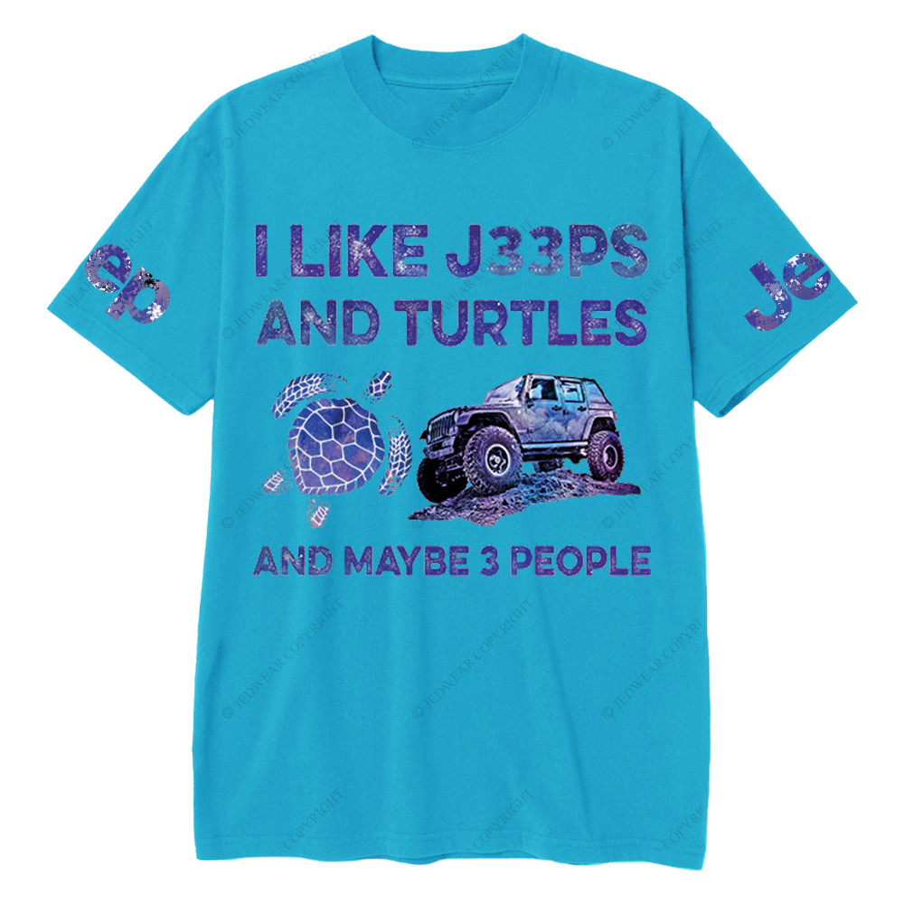 I LikeCars And Turtles And Maybe 3 People Jp T-Shirt