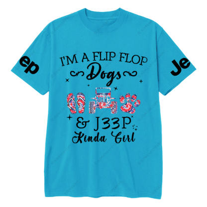 I’m A Flip Flop Dogs Car Kinda Girl Jp T-Shirt