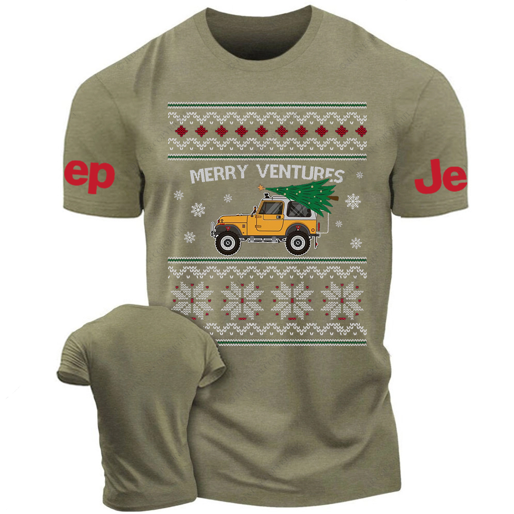 Ugly Christmas Merry Ventures Jp T-Shirt 