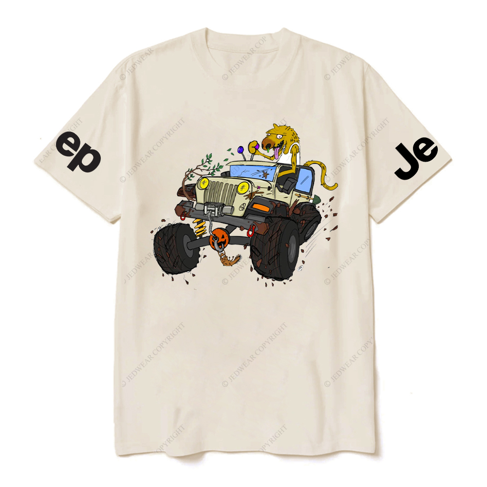 Wolf Is Driving Branches Mud Spots JP T-Shirt