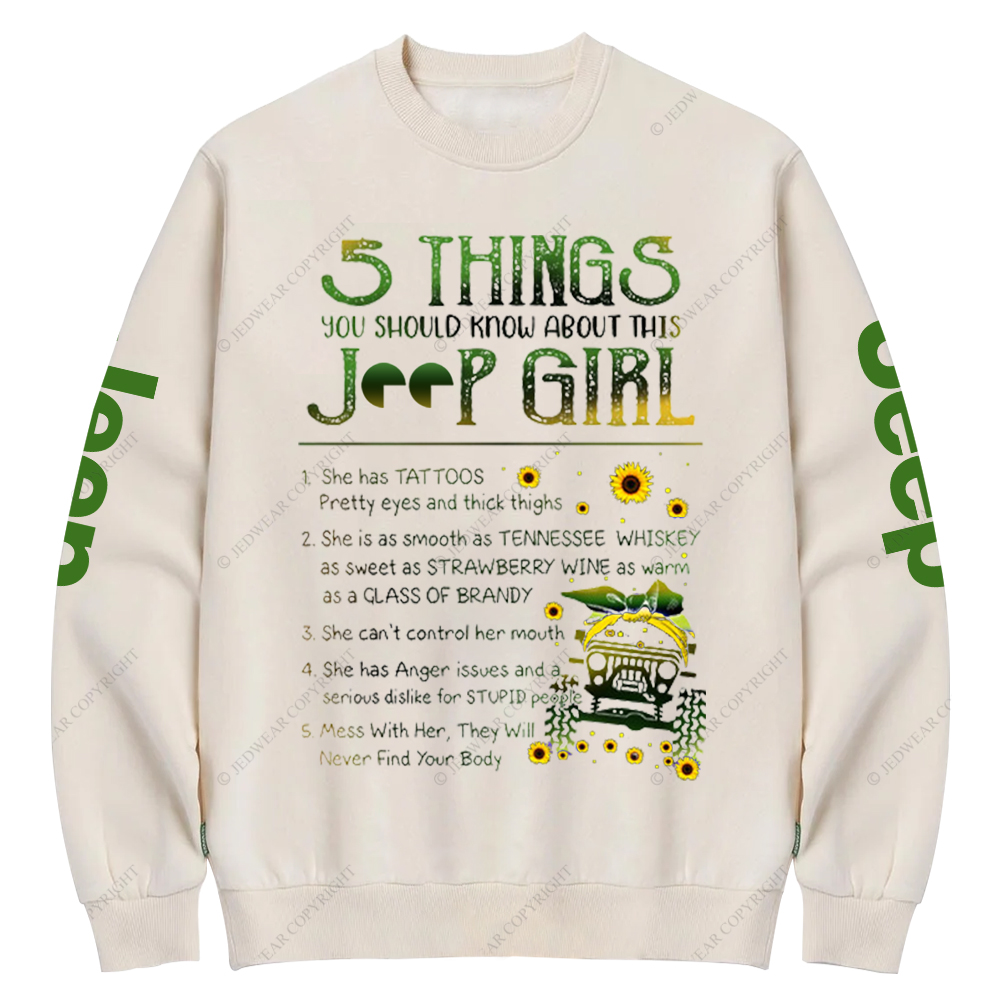 5 Things You Should Know About This Girl Jp Crew Neck Sweatshirt