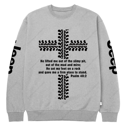 Mount Pisgah Church Religion Jesus Christian Jp Crew Neck Sweatshirt