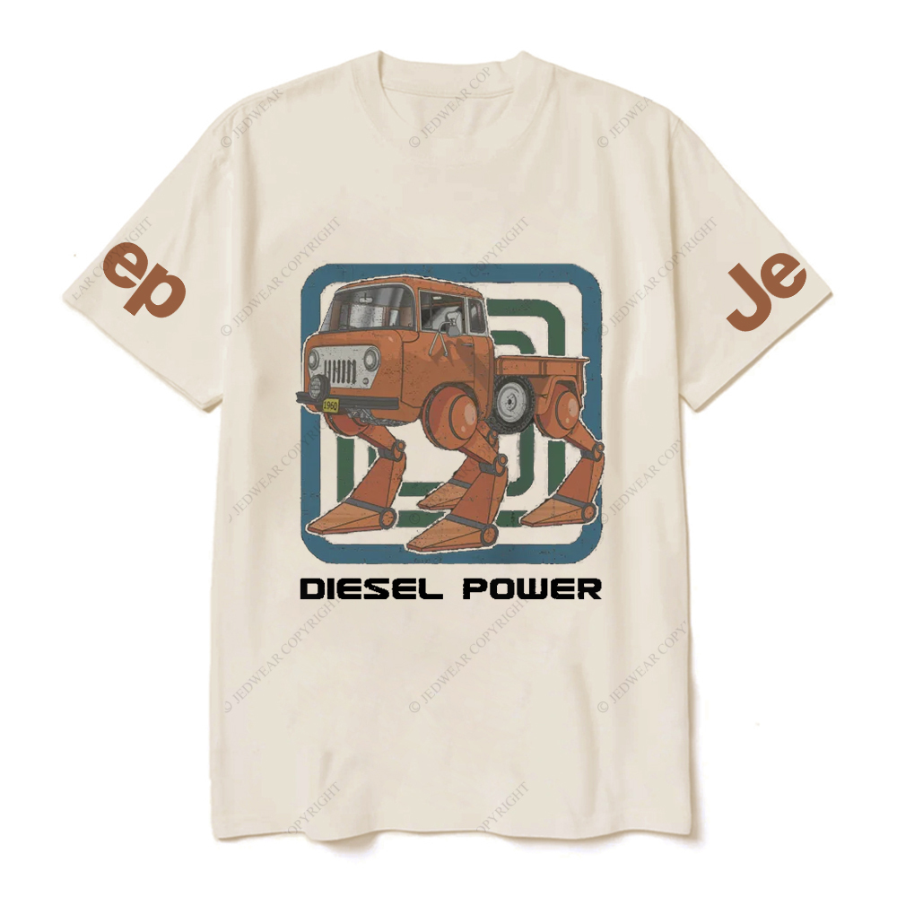 Funny Style Diesel Power Red  Four Wheeler JP T-Shirt