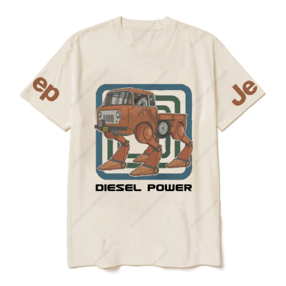 Funny Style Diesel Power Red  Four Wheeler JP T-Shirt