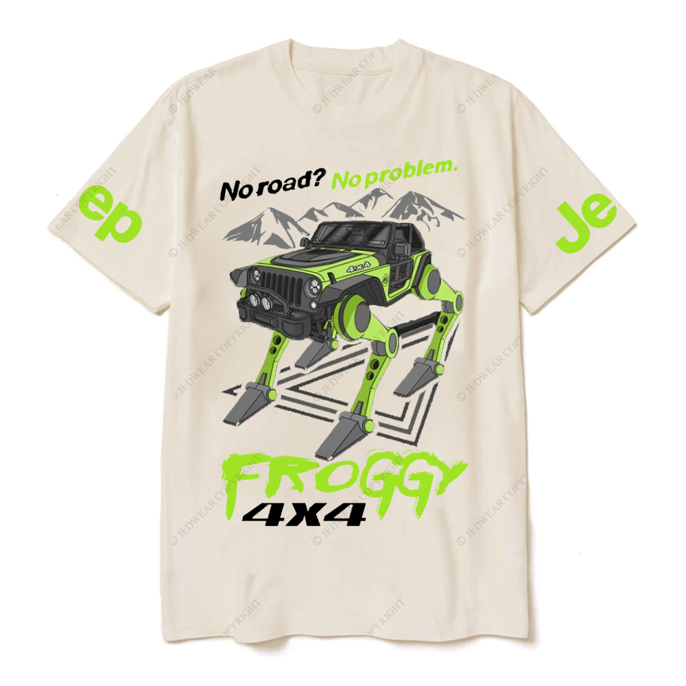 No Road No roblem  Froggy JP T-Shirt