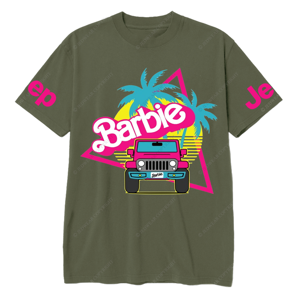 Off-Road Adventure Pink Vehicle Barbie Jp T-Shirt