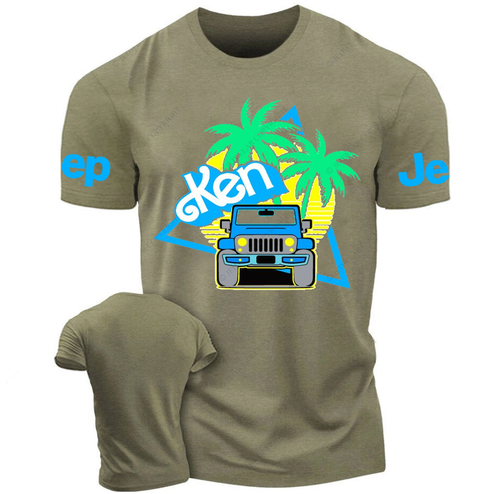 Off-Road Adventure Blue Vehicle Ken Jp T-Shirt 