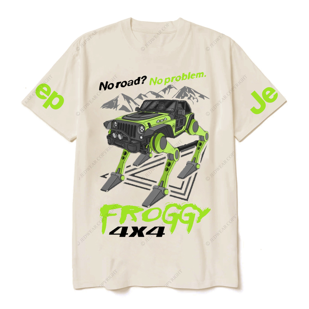 No Road No roblem  Froggy JP T-Shirt