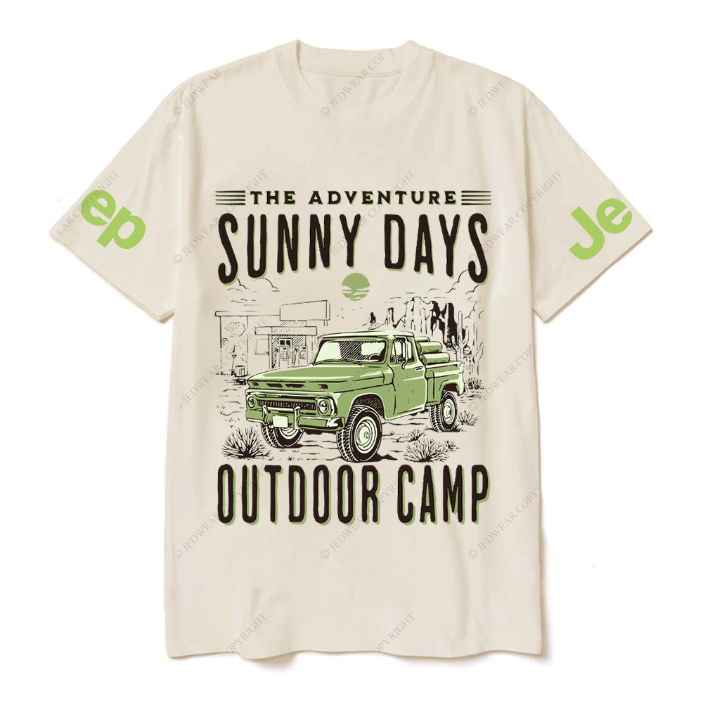 Hawaii The Adventure Summer Days Outdoor Camp JP T-Shirt