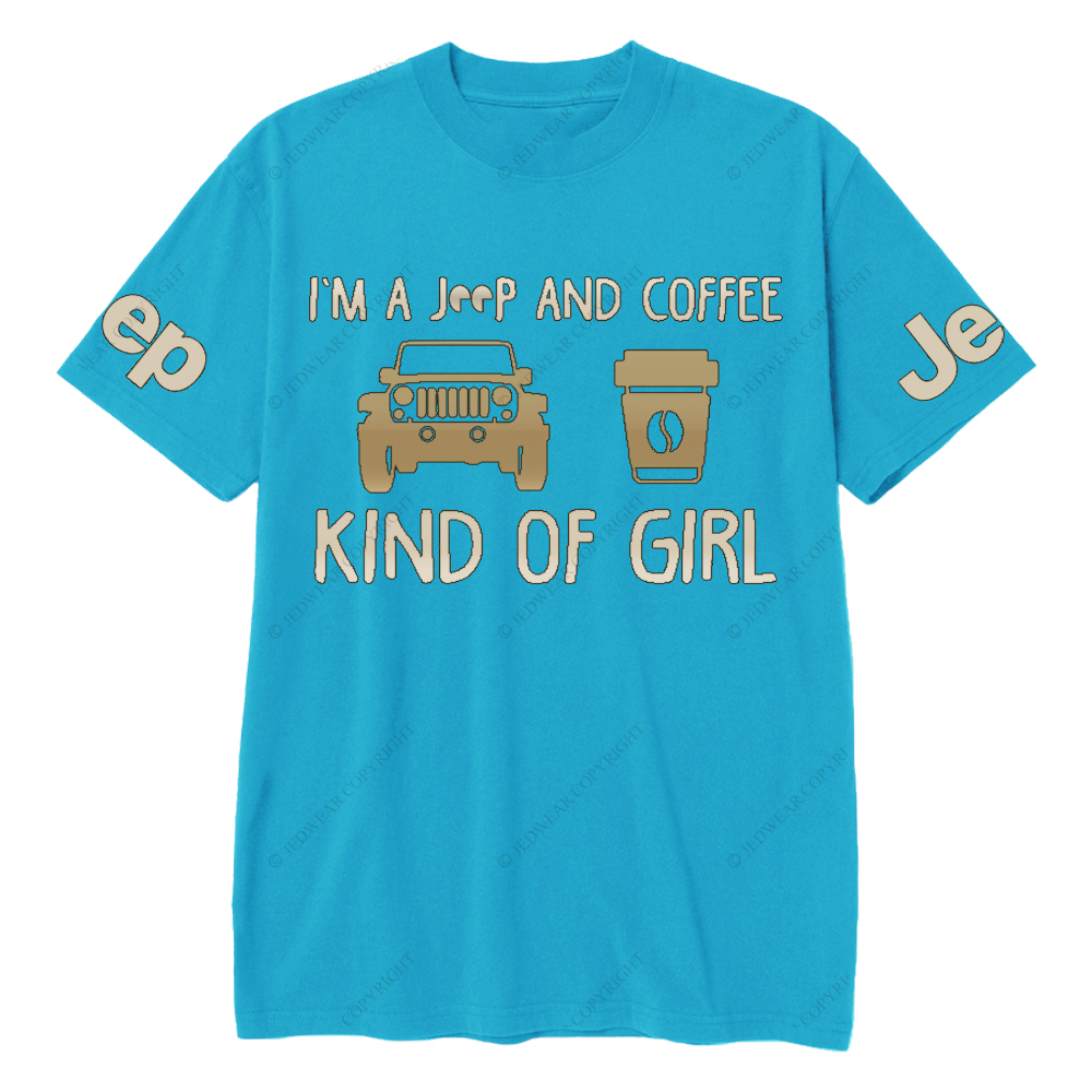I’m A Car And Coffee Kind Of Girl Jp T-Shirt