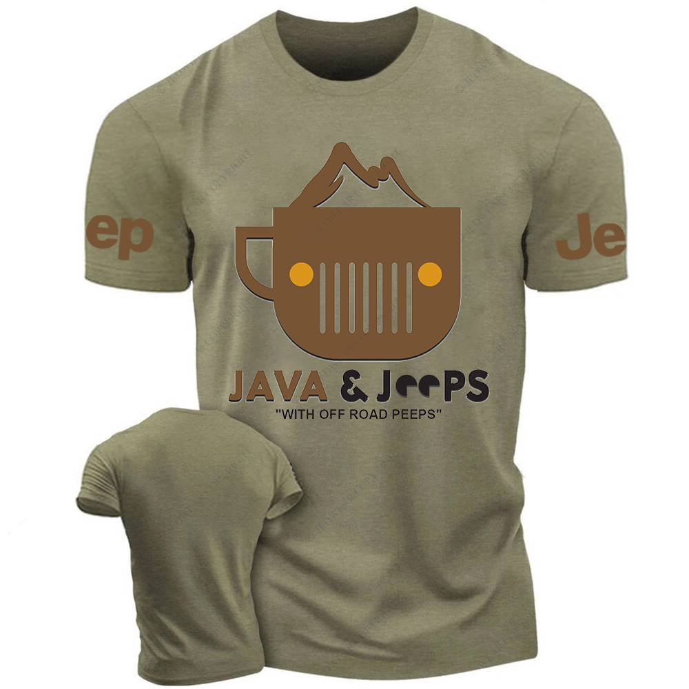 Java Coffee With Offroad Peeps  Jp T-Shirt 