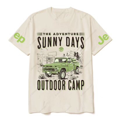 Hawaii The Adventure Summer Days Outdoor Camp JP T-Shirt