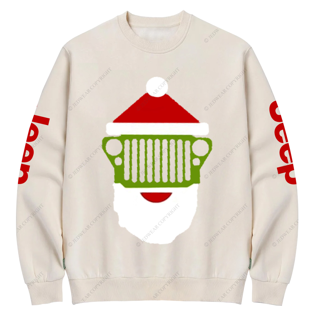 Santa Claus Simple Style Xmas Jp Crew Neck Sweatshirt