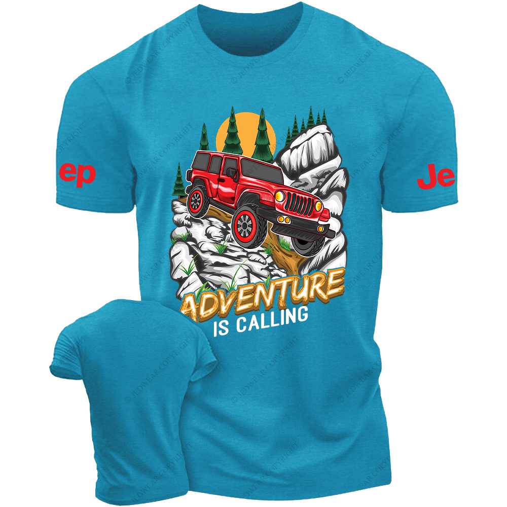 Adventure Is Calling Mountain Road Stones JP T-Shirt