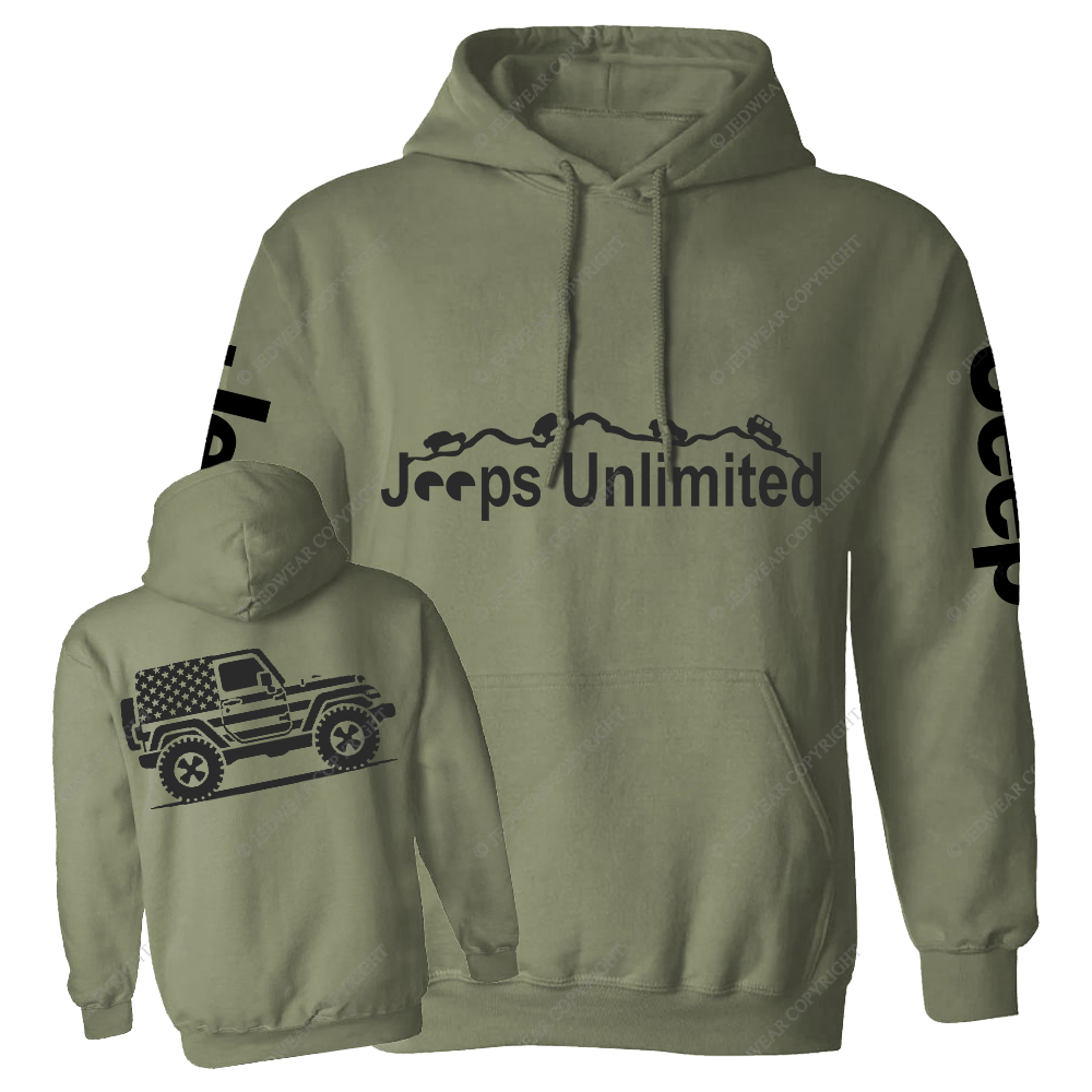 American Flag Unlimited Jp Casual Hoodie