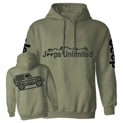 American Flag Unlimited Jp Casual Hoodie