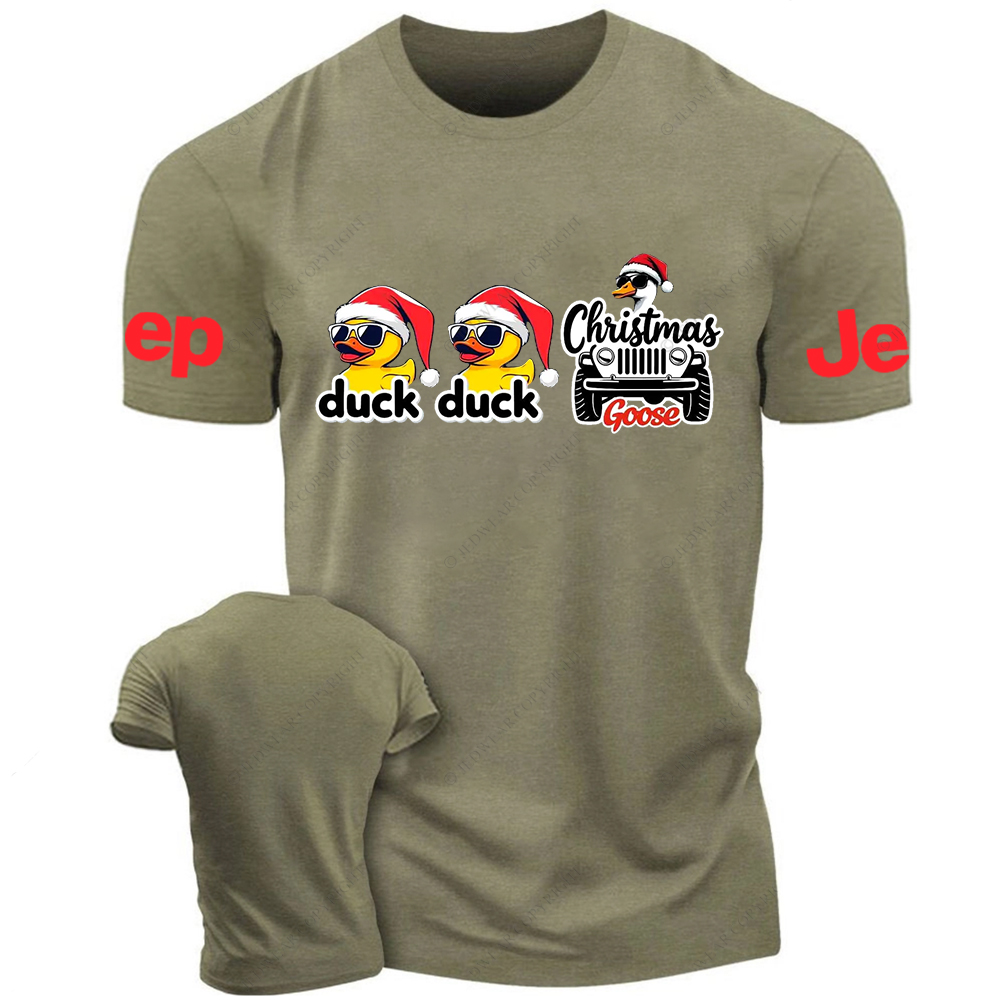 Duck Silly Goose Offroad 4x4 Christmas Jp T-Shirt 