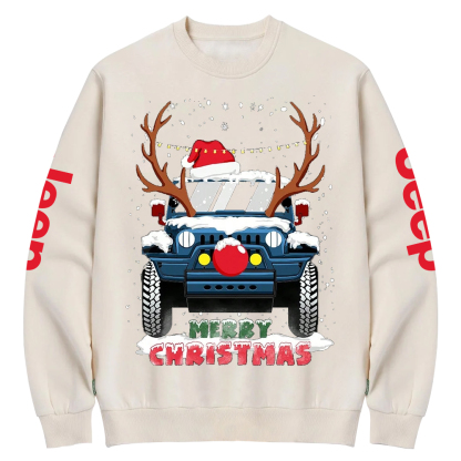 Merry Christmas Santa Jp Crew Neck Sweatshirt