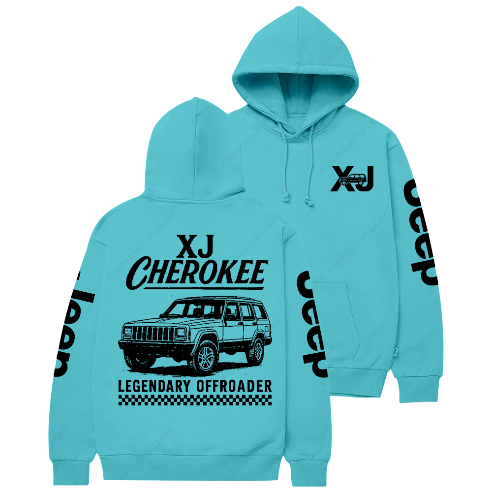 Cherokee XJ Cherokee Legendary Offroader Art Jp Casual Hoodie