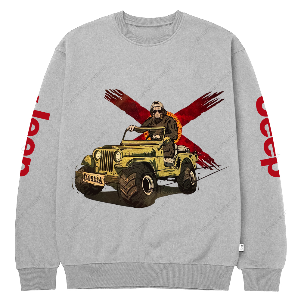 Florida Man Jp Crew Neck Sweatshirt