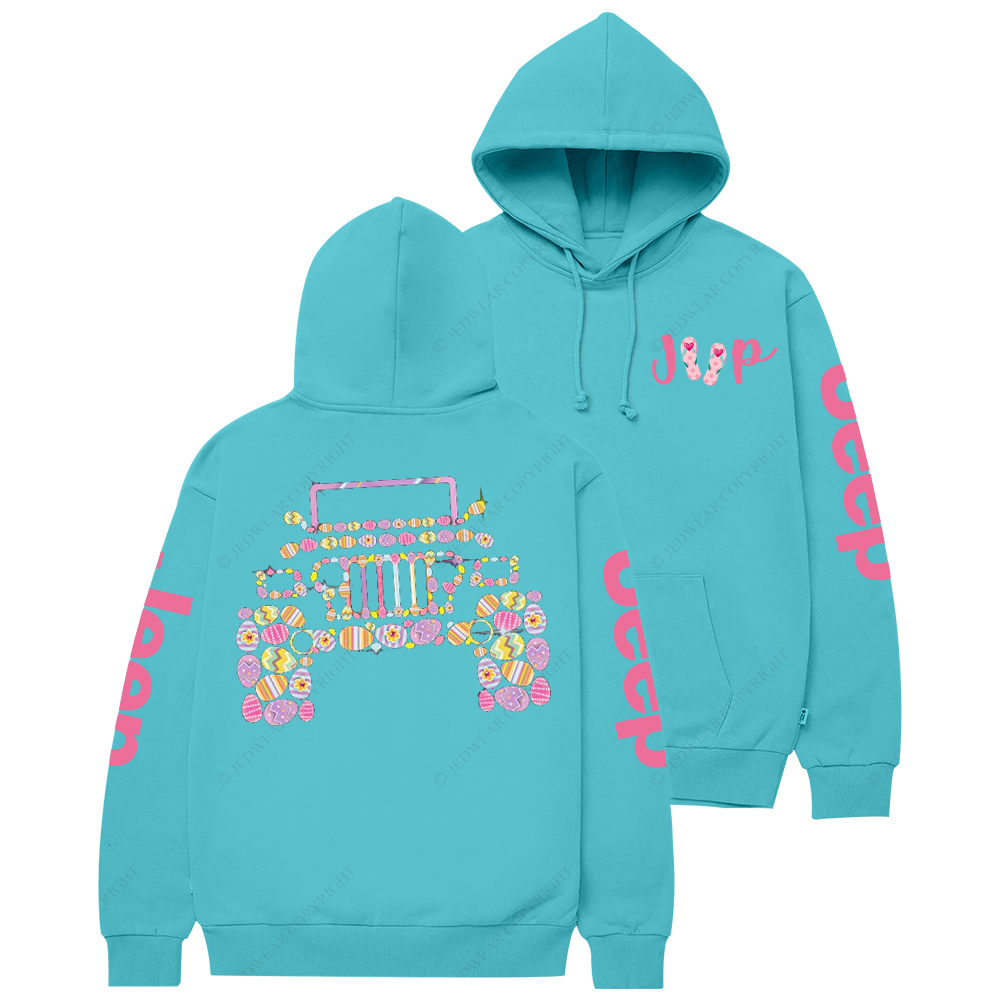 Cute Funny Beach Pink Car Jp Casual Hoodie