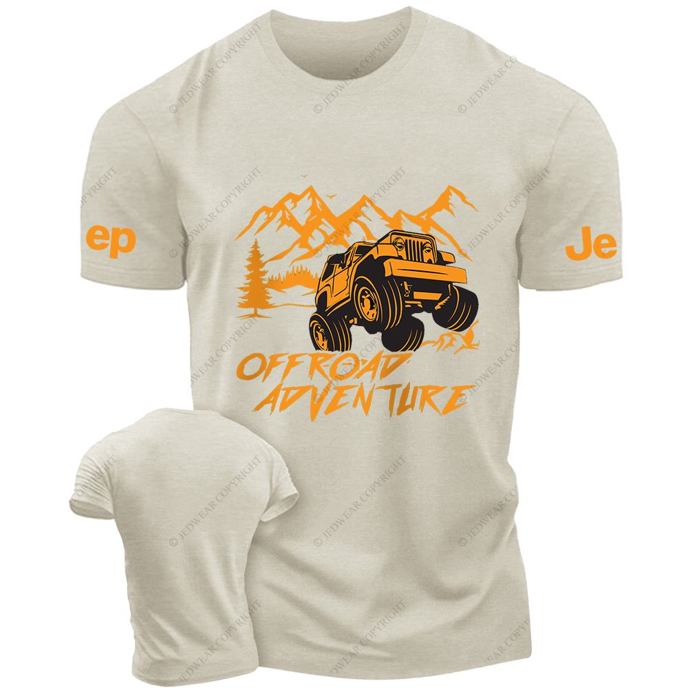 Off-Road The Vehicle Drives Over The Rocks With Difficulty JP T-Shirt