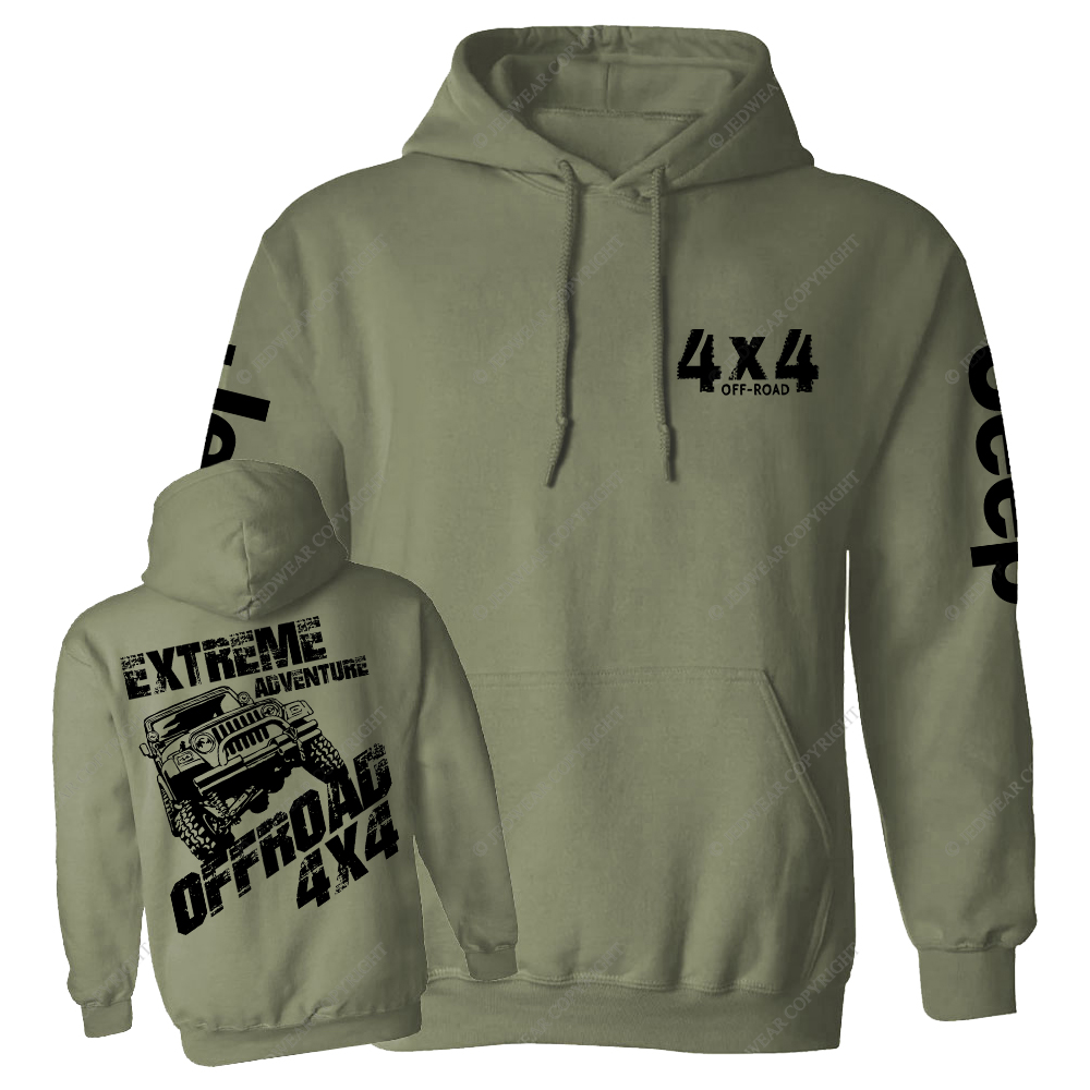 Extreme Adventure Offroad 4x4 Jp Casual Hoodie