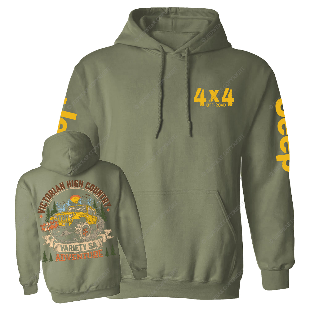 Victorian High Country 4x4 Adventage Jp Casual Hoodie
