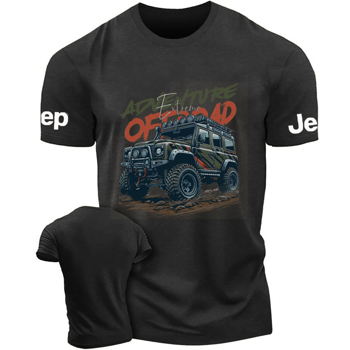 Extream Off Road Adventure Car Design T-Shirt