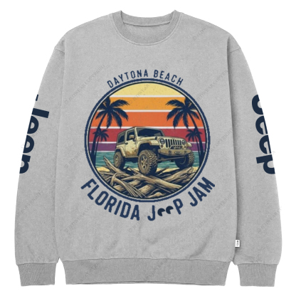 Daytona Beach Florida Jam 2025 Jp Crew Neck Sweatshirt