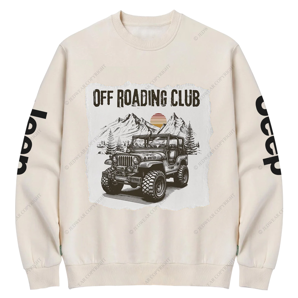 Off-Roading Club Jp Crew Neck Sweatshirt