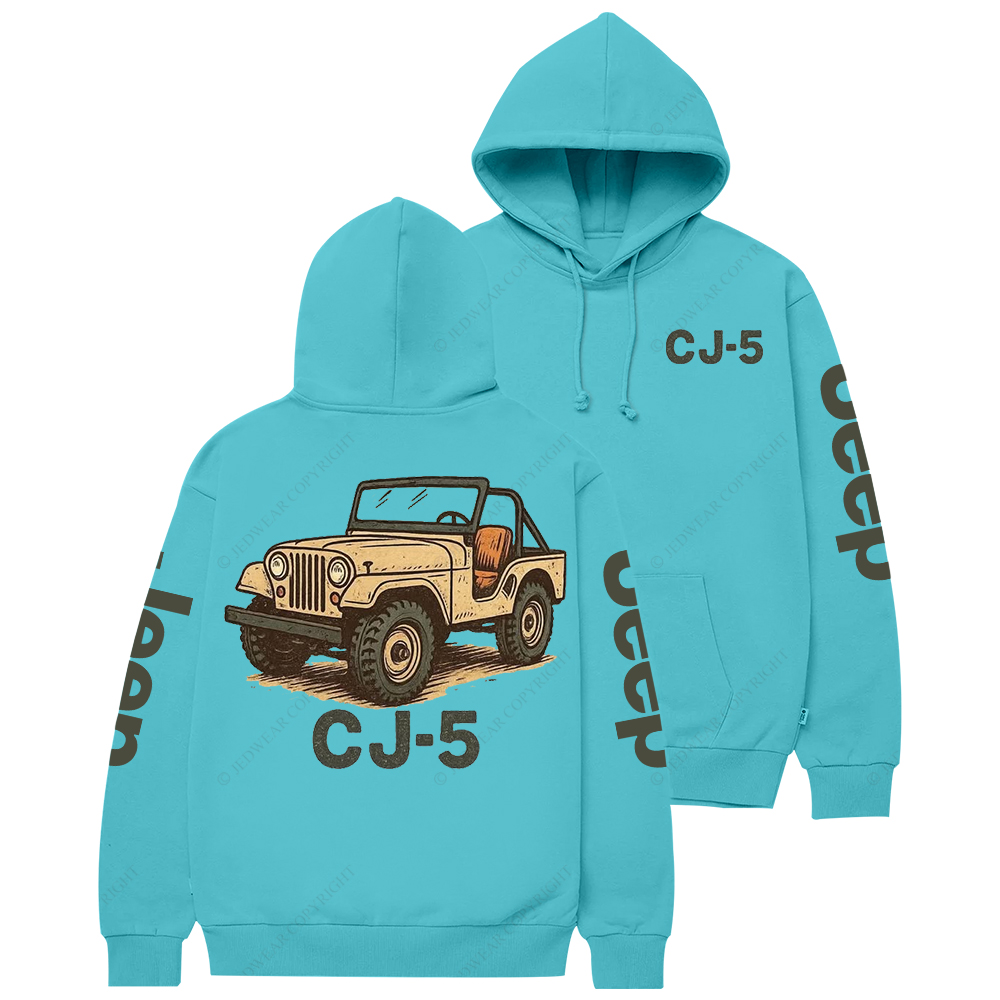 Yellow CJ-5 Jp Casual Hoodie