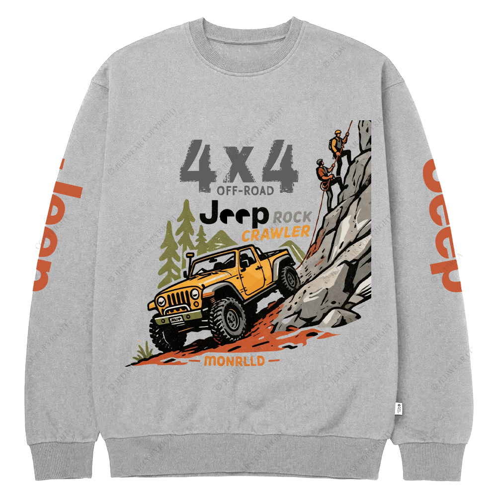 Rock Crawler Monrlld Jp Crew Neck Sweatshirt