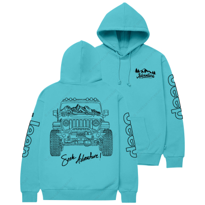 JL Hand-Painted Line Design Jp Casual Hoodie