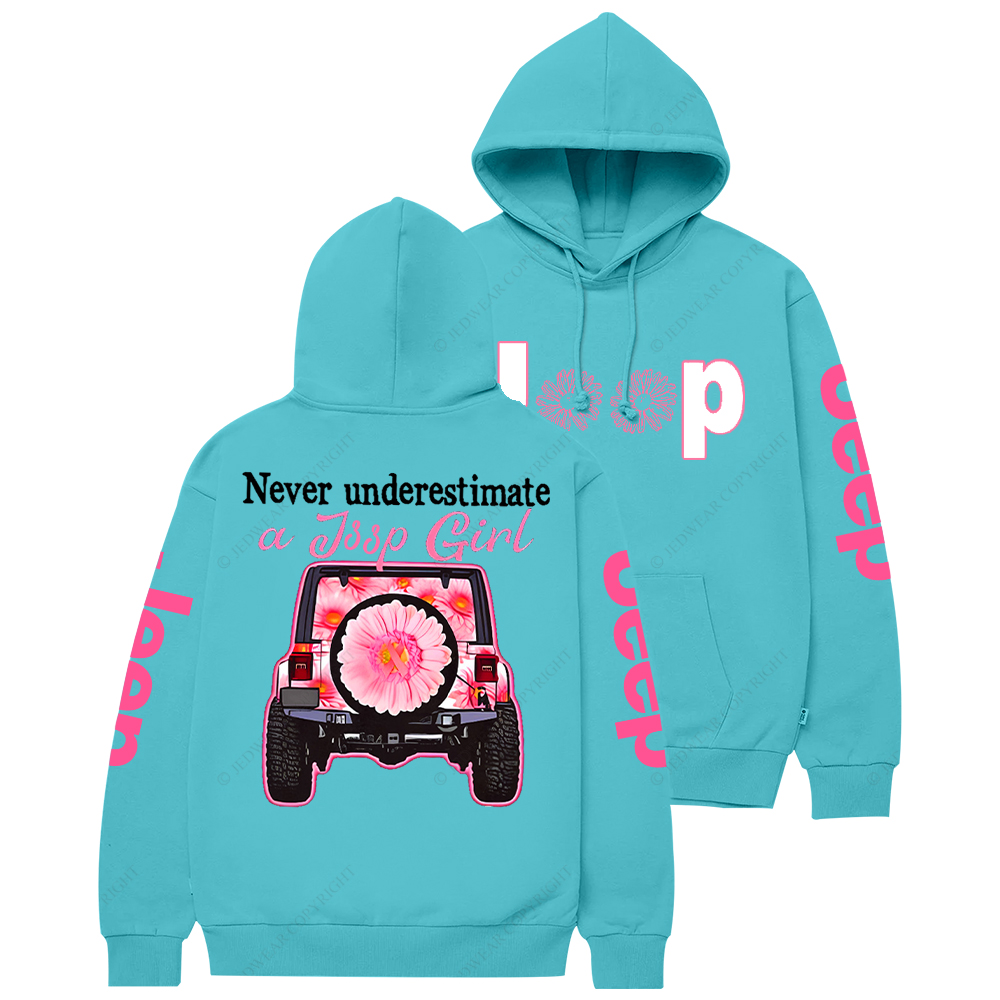Never Underestimate A Car Girl Jp Casual Hoodie