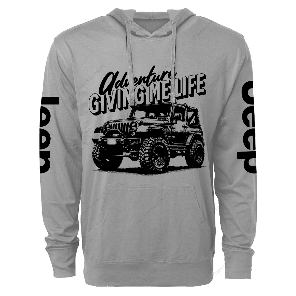 Adventure Giving Me Life Jp Lightweight Hoodie