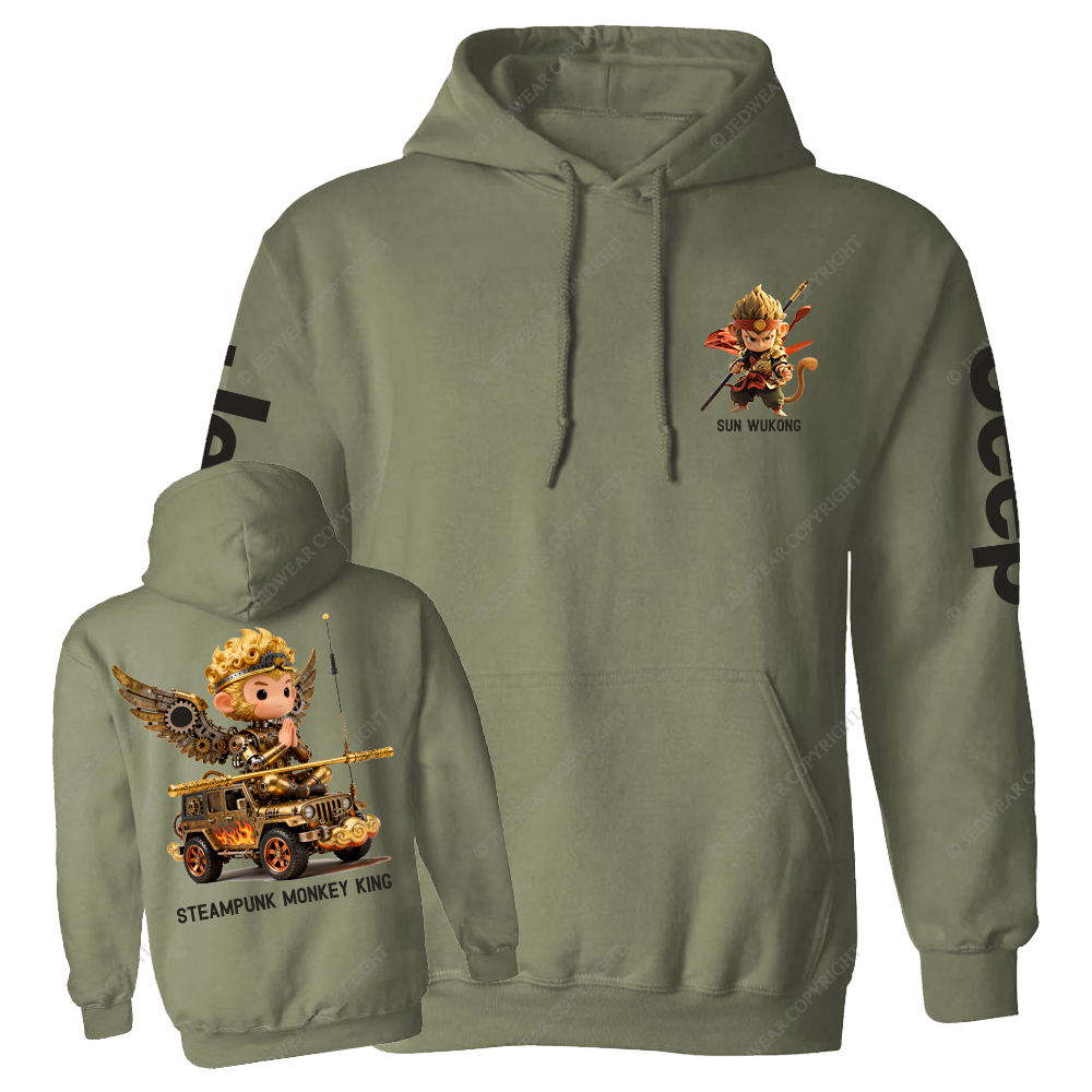 Sun Wukong Steampunk Monkey King Jp Casual Hoodie