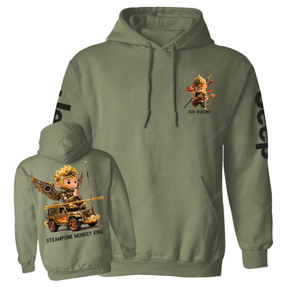Sun Wukong Steampunk Monkey King Jp Casual Hoodie