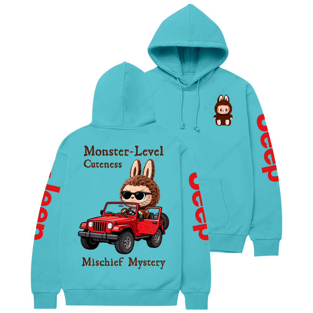 Monster-Level Cuteness Mischief  Mystery Labubu Jp Casual Hoodie