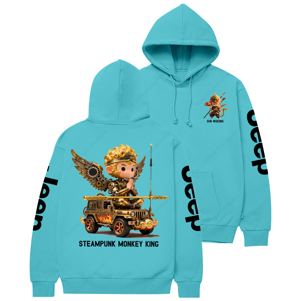 Steampunk Monkey King Jp Casual Hoodie