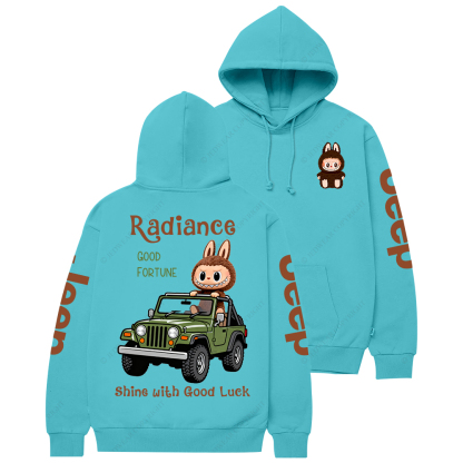 Radiance Good Fortune Shine with Good Luck Jp Casual Hoodie